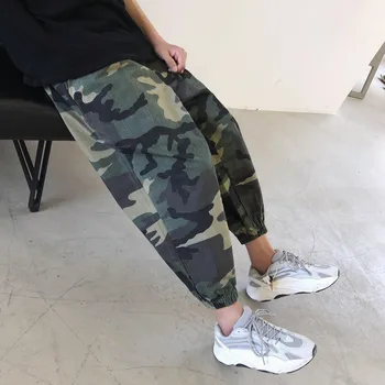 

Spring New Camo Pants Men Fashion Casual Military Wind Pants Man Streetwear Trend Wild Hip Hop Loose Joggers Sweatpants M-2XL