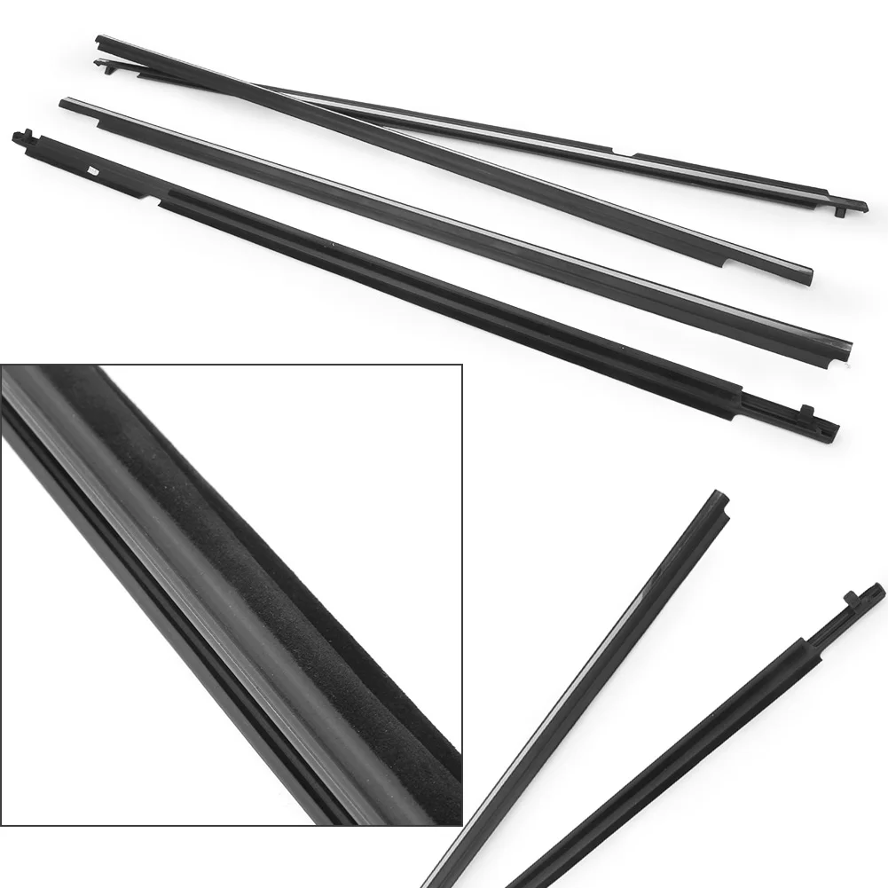 

4PCS Chrome Door Belt Molding Weatherstrip for Toyota Corolla 2009 2010 2011 2012