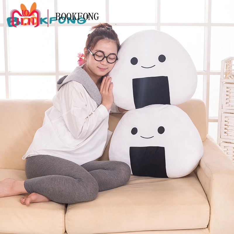 

1PC Japanese sushi rice pillow cushion creative stuffed plush toy cute balls doll the second element dumpling doll