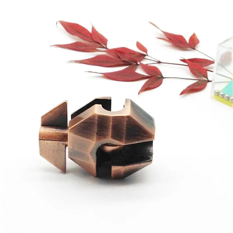 New Style Turtle Alloy Shell Lock Puzzle Classic Metal Brain Teaser IQ EQ Test Intellgence Toy Gift For Adults Children Kids