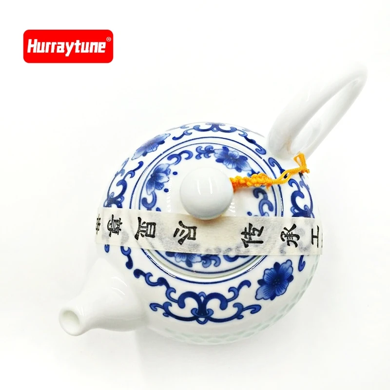 

2018 Rushed Copos Hurraytune package,china's High-end Beehives Linglong Cup, Ceramic Teapot, Tea Set, Green Color Pattern