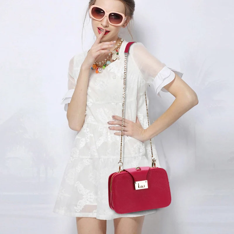CARCHI Новая модная женская сумка на цепочке, дизайнерский мешочек с клапаном для женщин, женская сумка с металлической пряжкой