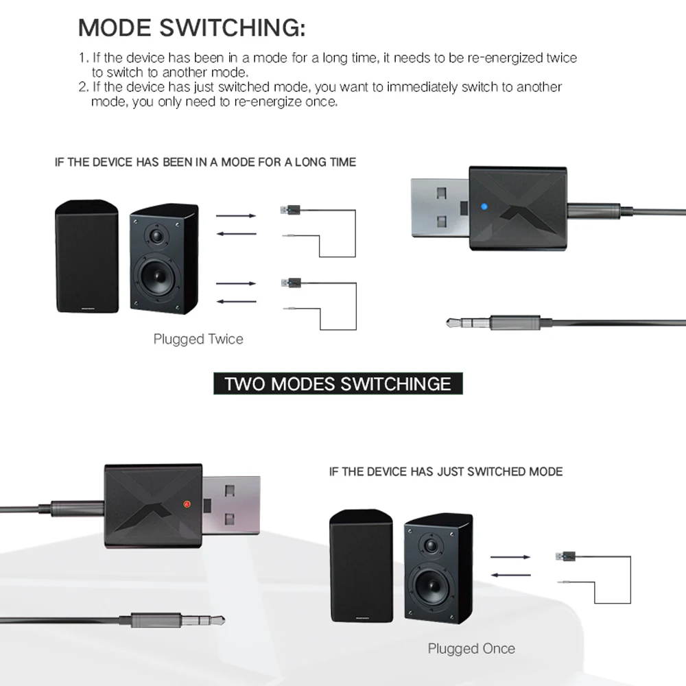 Bluetooth 5,0 приемник передатчик 3,5 мм Aux беспроводной Bluetooth аудио USB адаптер для наушников автомобиля USB Bluetooth передатчик ТВ