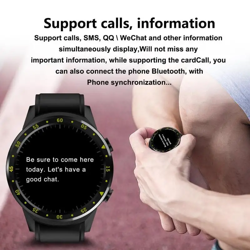 

VODOOL F1 Sport Smart Watch GPS Tracker Locator Heart Rate Altitude Temperature Monitor Smartwatch Phone Smart Wristwatch