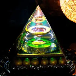 2019 Лидер продаж Orgonite 13,5 см большой пирамидки лечебная энергия усилитель камень, который изменяет магнитного поля жизнь, подарок