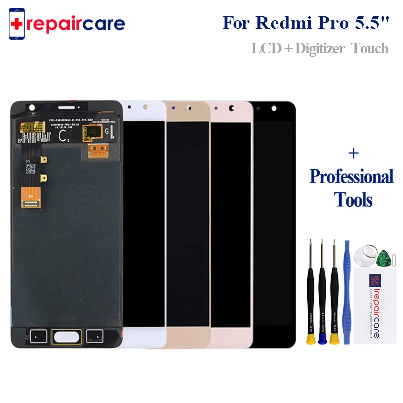 

5PCS Original redmi pro lcd for Redmi Pro LCD display with Touch Screen Digitizer for redmi pro screen for redmi pro display