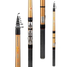 Высокоуглеродистая сверхжесткая удочка для скальной рыбалки, ультра-светильник, телескопическая удочка, короткая портативная удочка, 1,8 м, 2,1 м, 2,4 м, 3,0 м, м