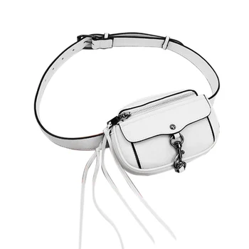 

NEW-Waist Bags For Women Fashion Design Leather Lady Belt Bags Tassel Pack Female Chest Bag Crossbody Bag