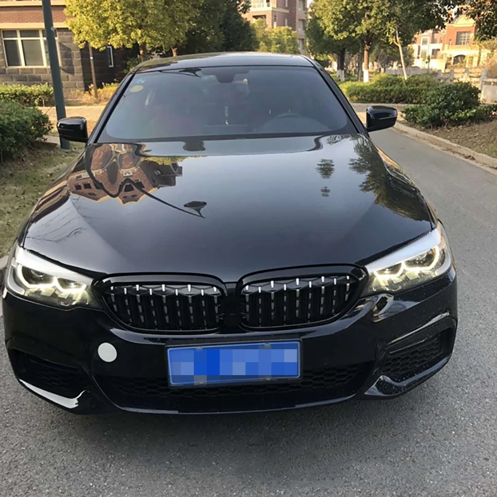 Решетка переднего бампера для BMW 5 серии G30 G31 G38 2017 2018 2019 Алмазный гриль с почками в