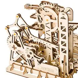 3D Игрушка Головоломка башня Coaster деревянная модель механические Шестерня DIY детские развивающие стерео сборки Игрушка друг подарок на день