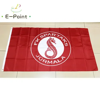 

Latvia FK Spartaks Jurmala 3ft*5ft (90*150cm) Size Christmas Decorations for Home Flag Banner Gifts