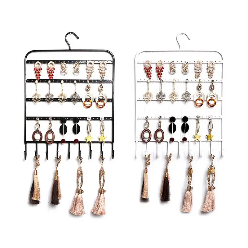 Earring Necklace Holder Birdcage Wall Mount Jewelry Organizer Hanger For Girls