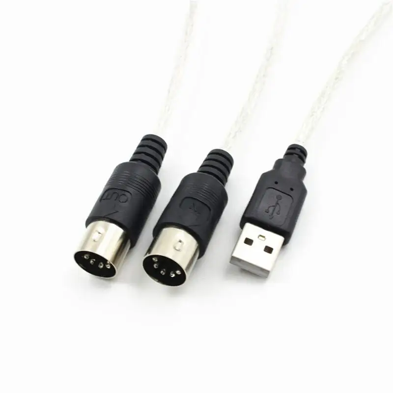 1,8 м линия для монтажа музыки MIDI-USB кабельная клавиатура музыкальный кабель MIDI кабель Высокое качество Аксессуары для музыкальных инструментов