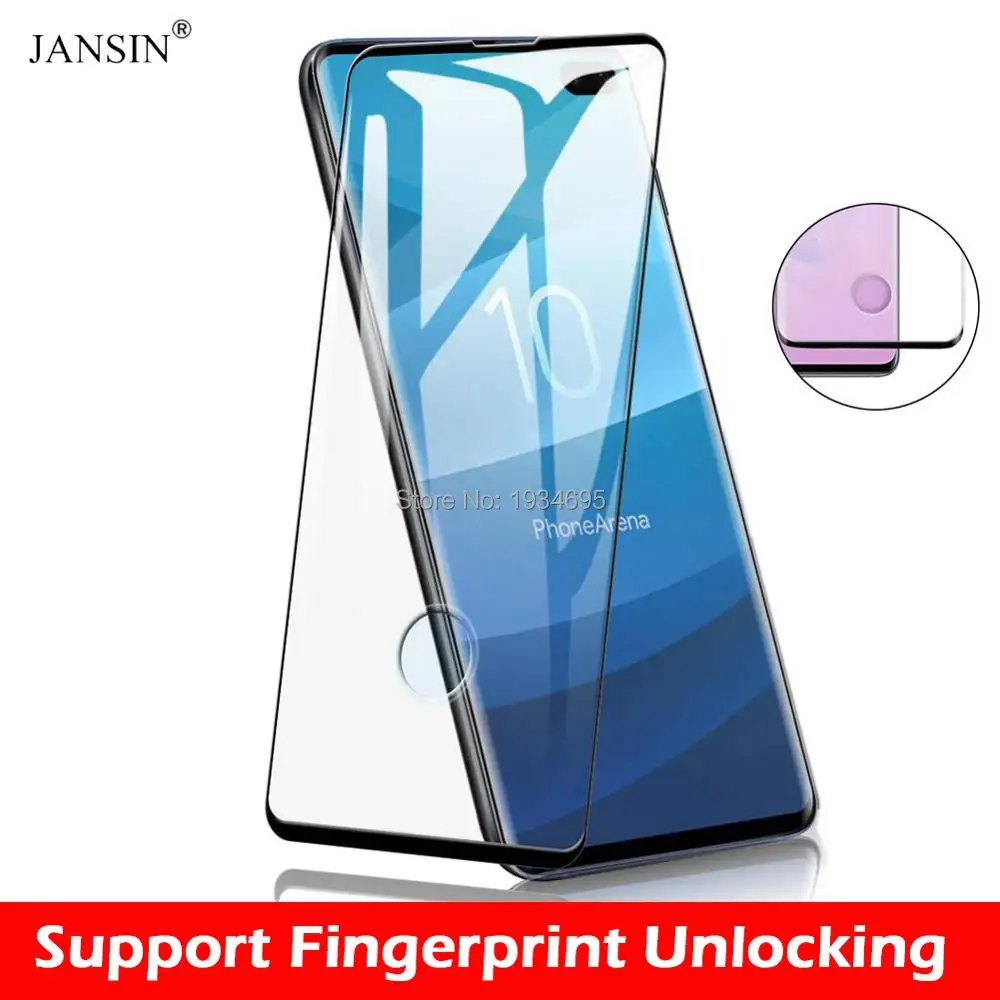 Jansin для Samsung Galaxy S10 Plus Защитная пленка экрана закаленное стекло + защитное |