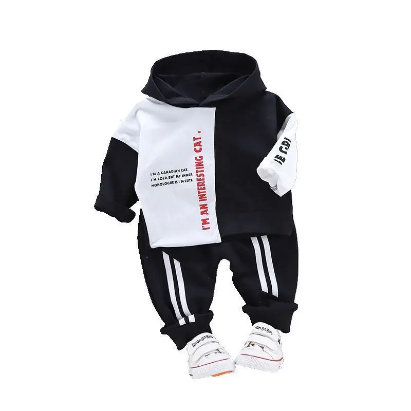 

2019 New Spring Infant Clothing Baby Boys Girl Clothes Suit Kid Sports Hooded Sweater Pants 2pcs/Sets Children Toddler Tracksuit