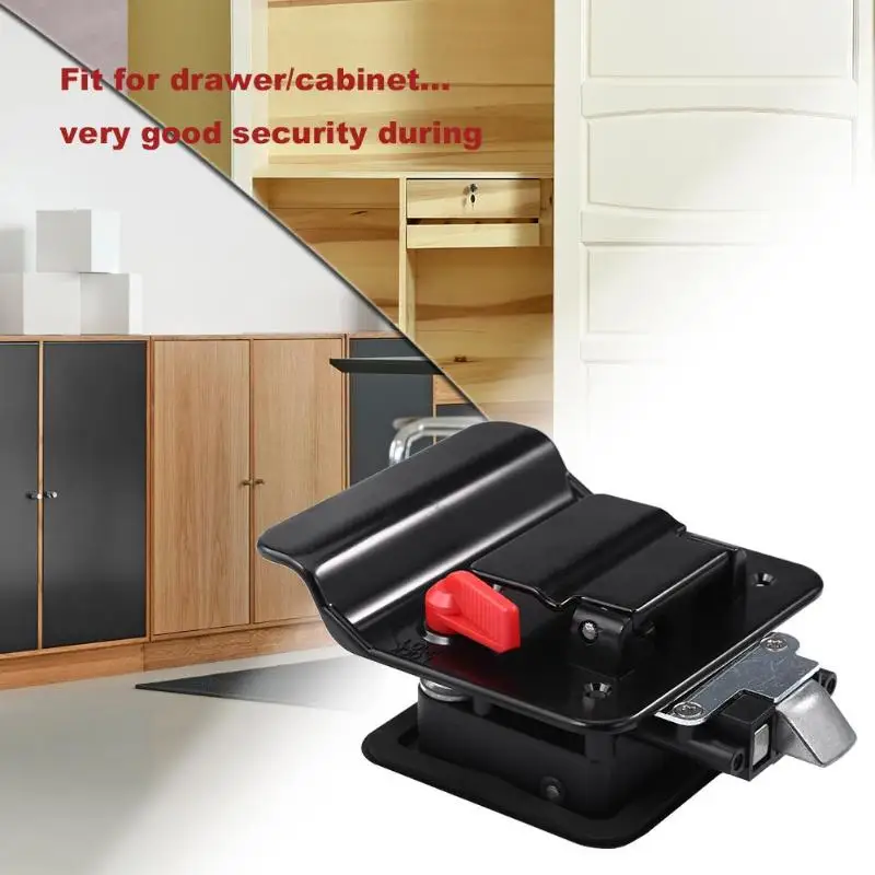 

Exterior Metal Door Locks Security Anti-theft Lock Multiple Insurance Gate Lock for Furniture Hardware for 30mm-38mm Door Panel