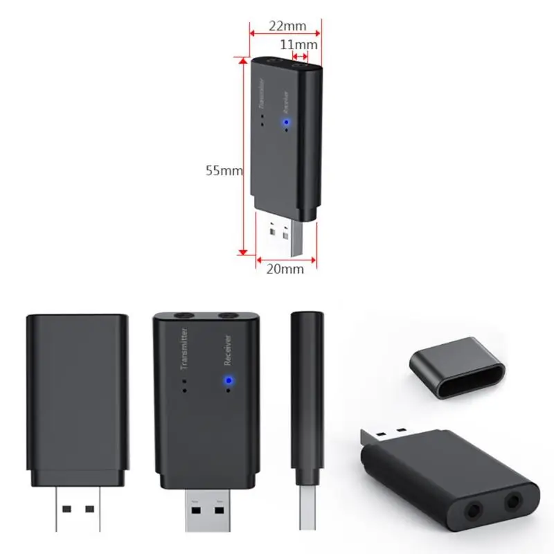 USB беспроводной стерео Bluetooth приемник аудио передатчик портативный 3,5 мм Музыка адаптер Звук автомобиля динамик bluetooth-приемник Лидер продаж