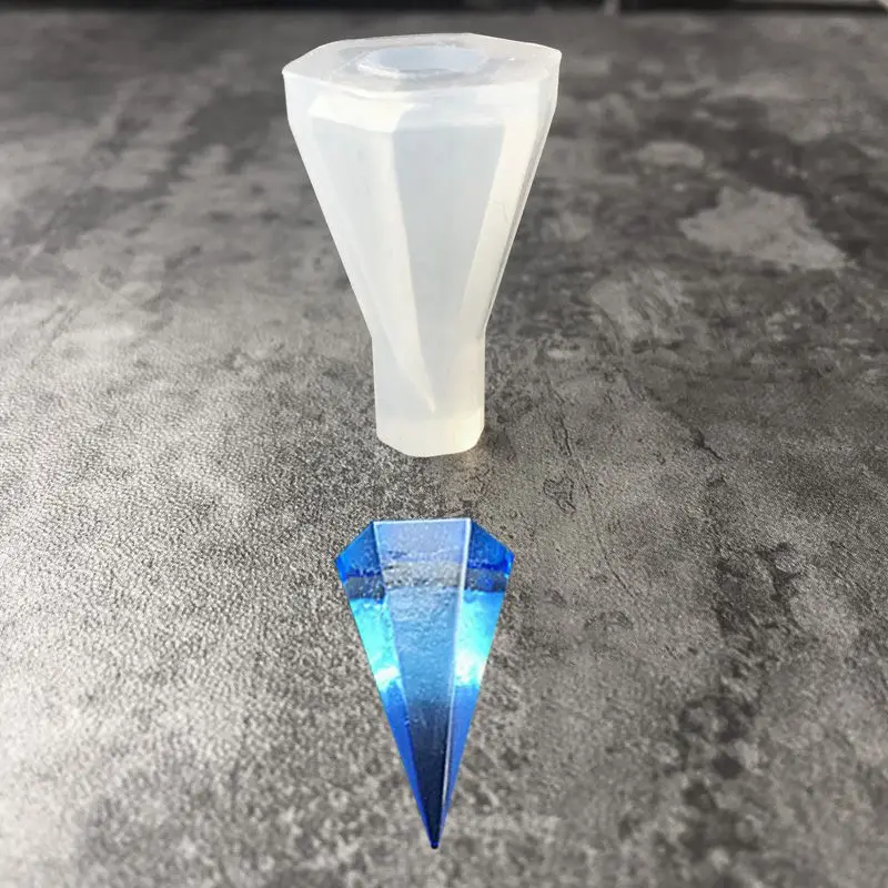 

DIY Silica gel Cone Mold Making Jewelry Pendant Resin Casting Mould Craft