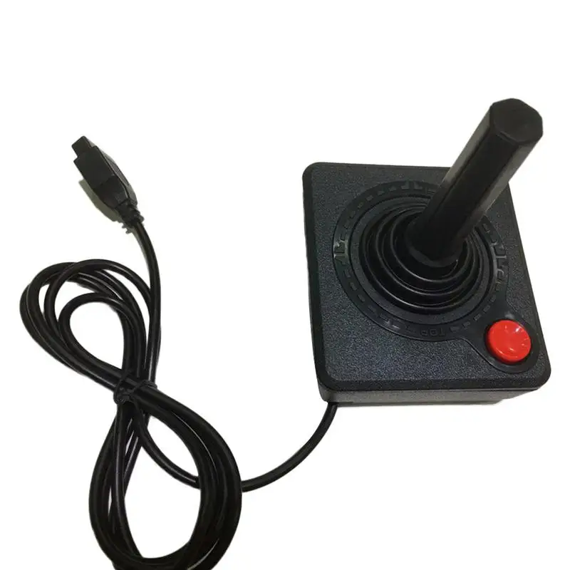 

Upgraded 1.5M Gaming Joystick Controller For Atari 2600 Game Rocker With 4-way Lever And Single Action Button Retro Gamepad