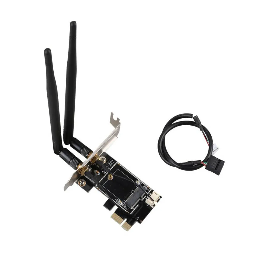 Bluetooth Двухдиапазонная беспроводная wifi WLAN карта для настольных компьютеров