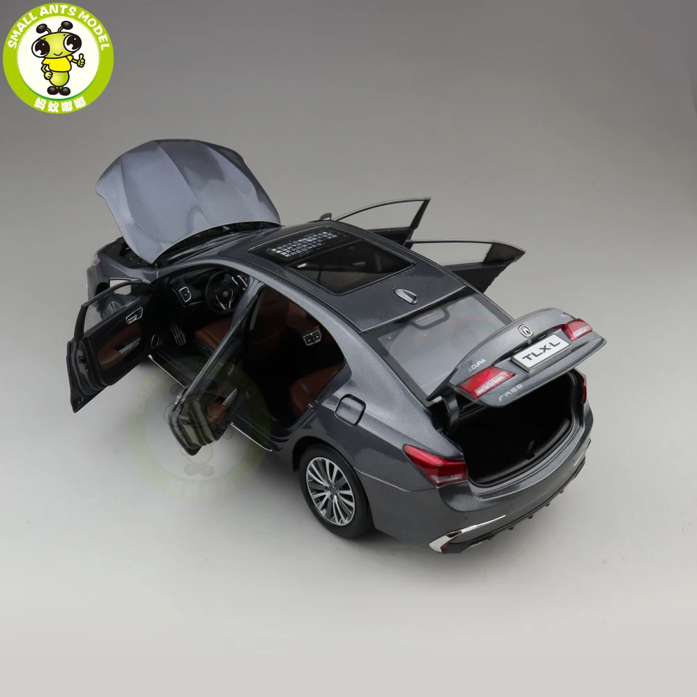 1/18 ACURA TLX L TLX-L литая под давлением Металлическая Модель автомобиля игрушки для детей мальчик девочка подарок коллекция хобби серый