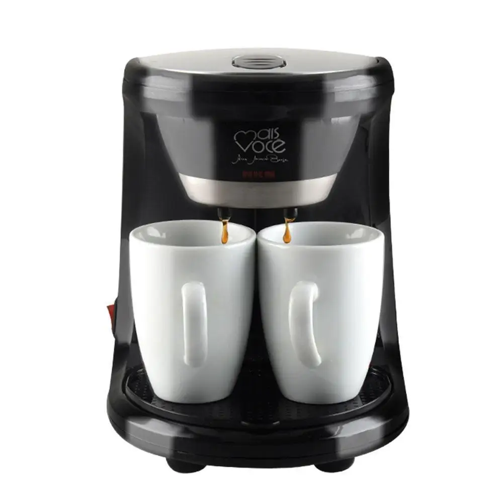

Adoolla 450W 2 Cups Drip Coffee Maker Electric Automatic Espresso Coffee Machine for Home Cafe coffee maker portable