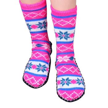 

Cute Cotton Colorful Print Women Men Thicken Wool Soft SockS Warm Christmas Gift Anti-slip Winter Warm Socks