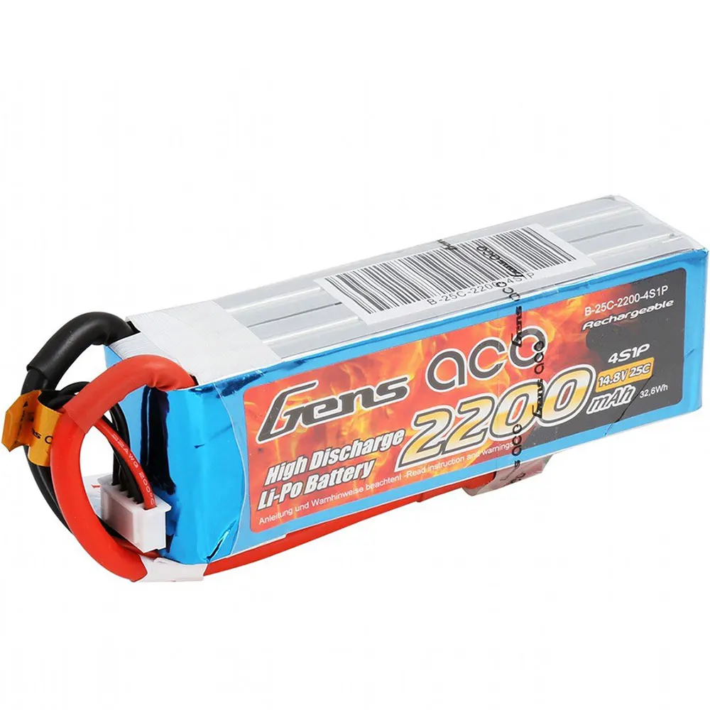 Gens ace 14 8 V 2200mAh Lipo 4S аккумулятор 25C Deans Plug батареи для 3D HobbyShop 48 &quotвспененный 70 мм edf F16