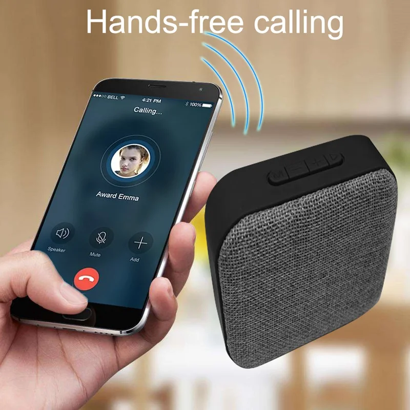 T3 ткань bluetooth динамик беспроводной мини карта USB зарядка портативный