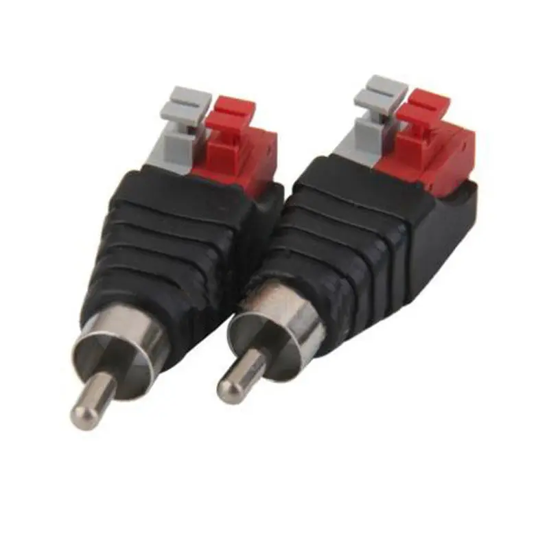 10 Pcs Speaker Wire Cable To Audio Male 