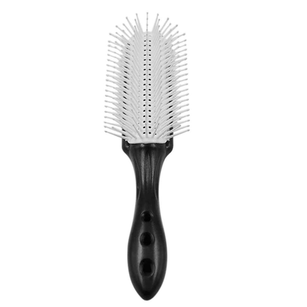 Антистатическая 9 рядов щетка для волос парикмахерский массажёр кожи головы зубчатая расческа для волос термостойкие Инструменты для укладки