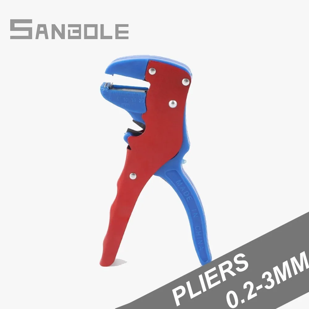 

Piler Small-sized Mini- Automatic Peel Wire Cable Stripper Stripping Crimper Electrician Clamp Wire Peeling type 0.2-3mm