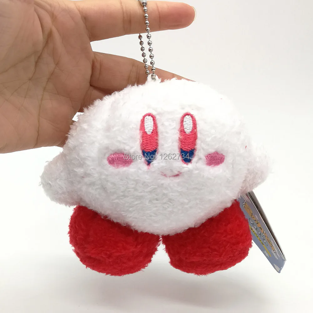 3 вида стилей White Kirby 4 &quotмягкие куклы животные брелок плюшевая кула кулоны