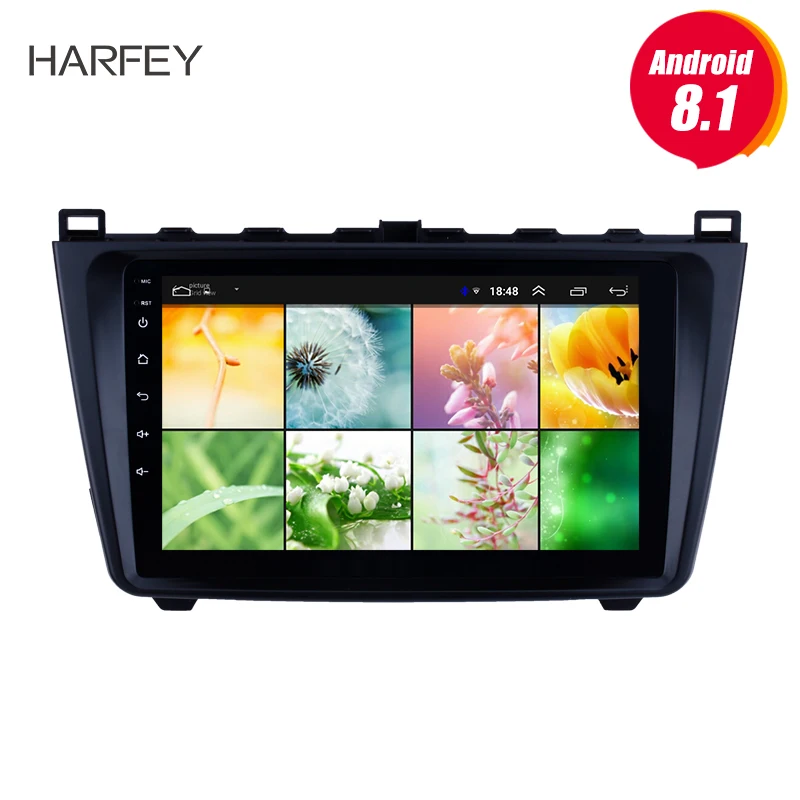 

Harfey 2DIN 9" Android 8.1 bluetooth Car Radio For Mazda 6 Rui wing 2008-2014 Multimedia Player GPS Navigation Head Unit stereo