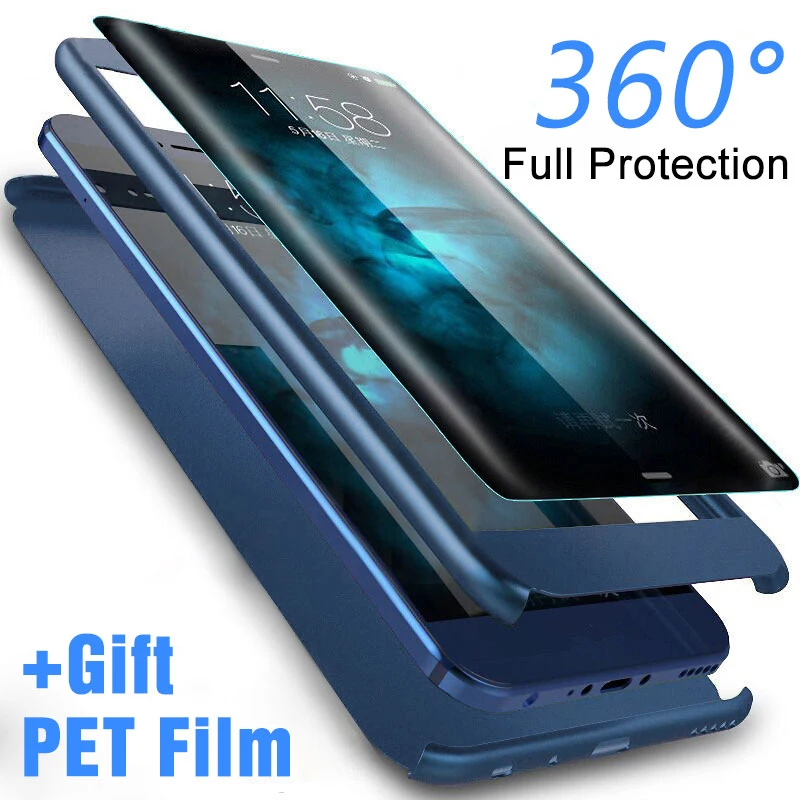 

Luxury 360 Full Protection Cover Phone Case For Samsung Galaxy S9 S8 Plus Shockproof Cover For Samsung Note 9 8 S9 Case funda