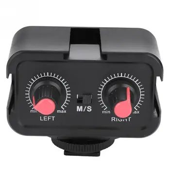 

WS-V2 2 Channel Universal Microphone Audio Adapter Mixer with 3.5mm Inputs for DSLR Cameras