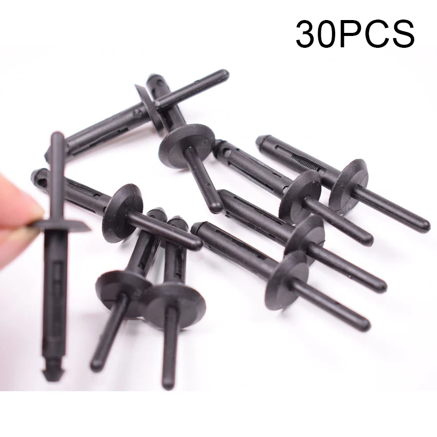 30x Car Fender Bumper Rivet Clips For Chrysler Jeep WJ Grand Cherokee 34201631 Auto Fasteners Clips Self-plugging Rivet Fastener ► Photo 3/4