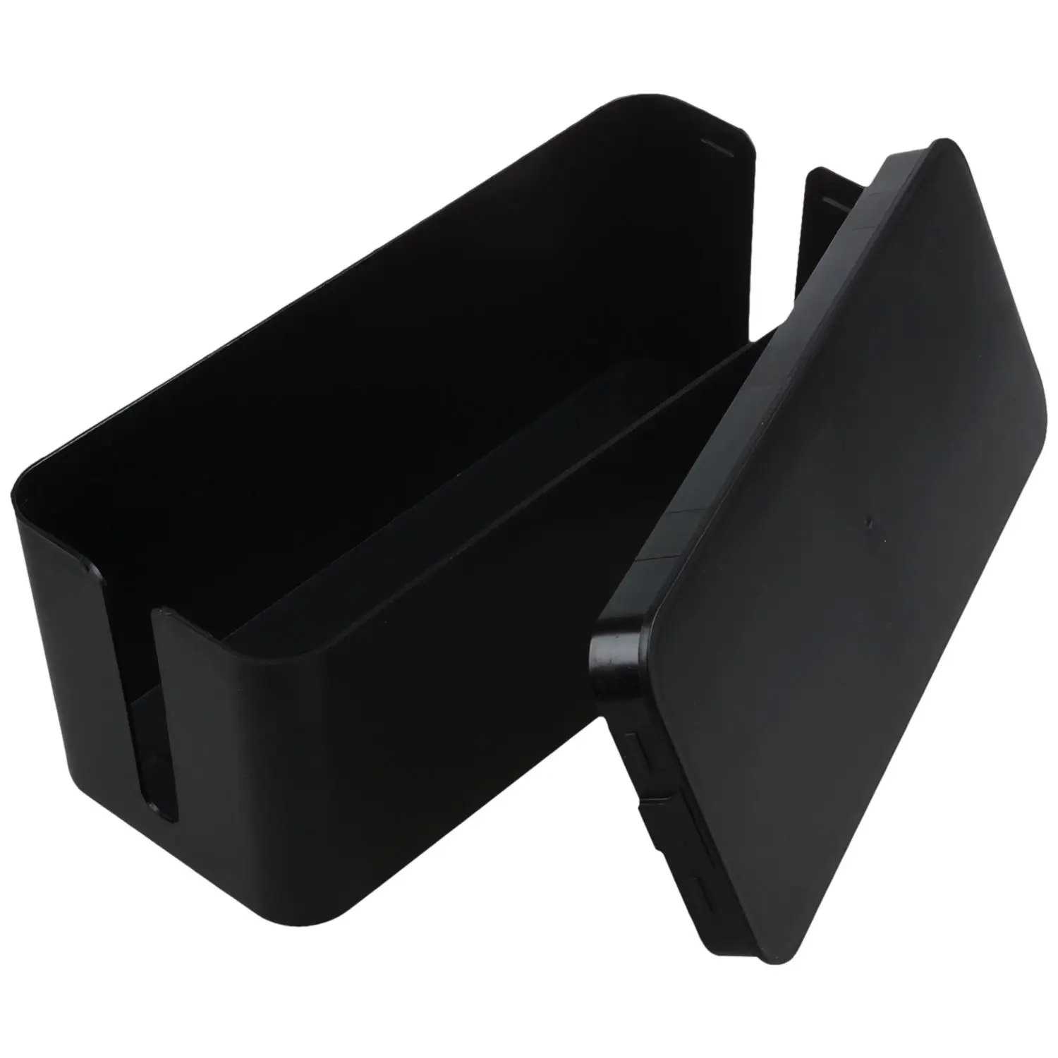 Plastic Wire Storage Box Power Line organizer Cable collect Cases Junction Strip Cord Boxes-black | Дом и сад