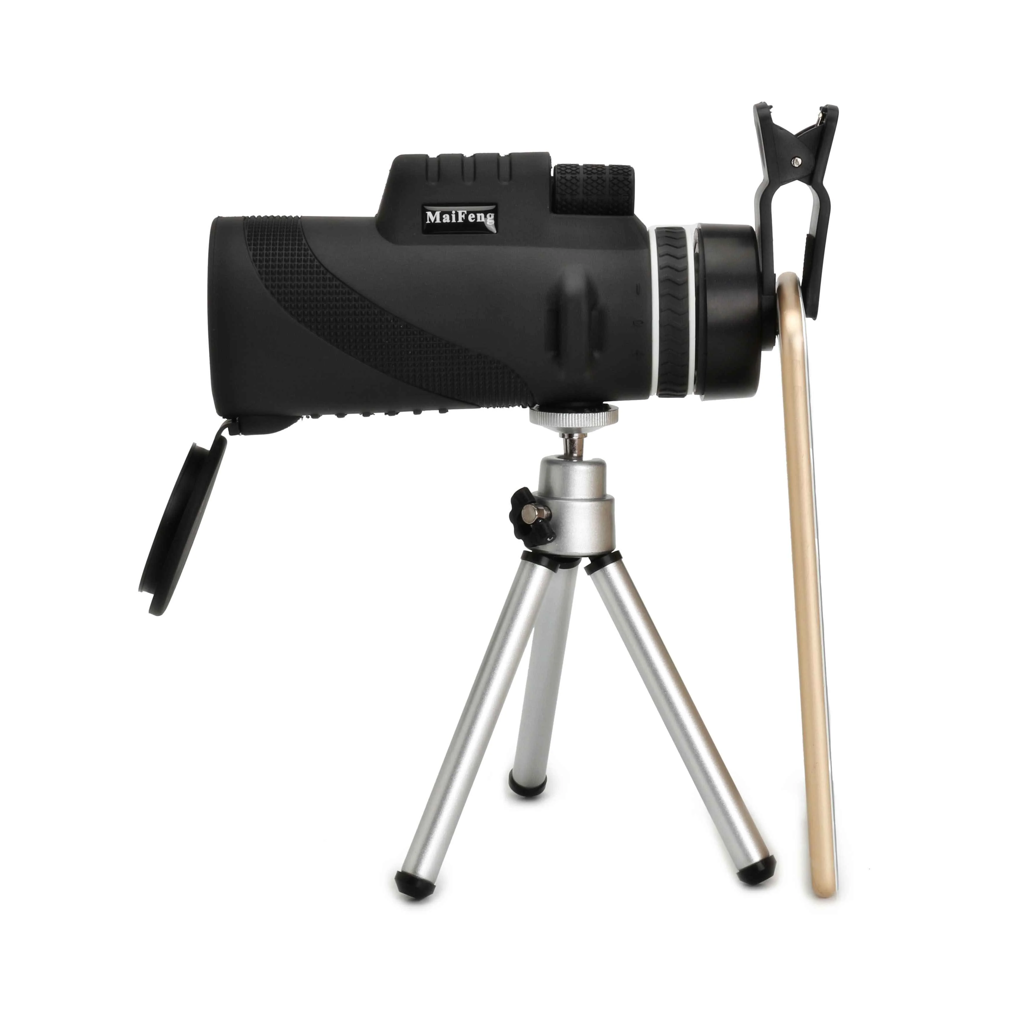 New arrival 40X Magnification Zoom Telescope Monocular Optical Spotting Scope Phone Lens for Mobile Phone with Tripod Clip