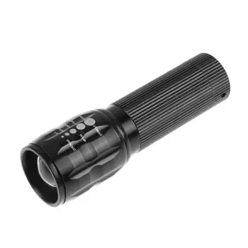 

Bike Zoomable Flashlight Waterproof LED Flashlight 3 Modes Headlight Torch+ Silicone Strap Penlight Lantern Light for Outdoor
