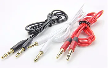 

100pcs Jack 3.5 Audio Cable 3.5mm Speaker Line Aux Cable for iPhone 6 Samsung galaxy s8 Car Headphone AUX Audio Cable