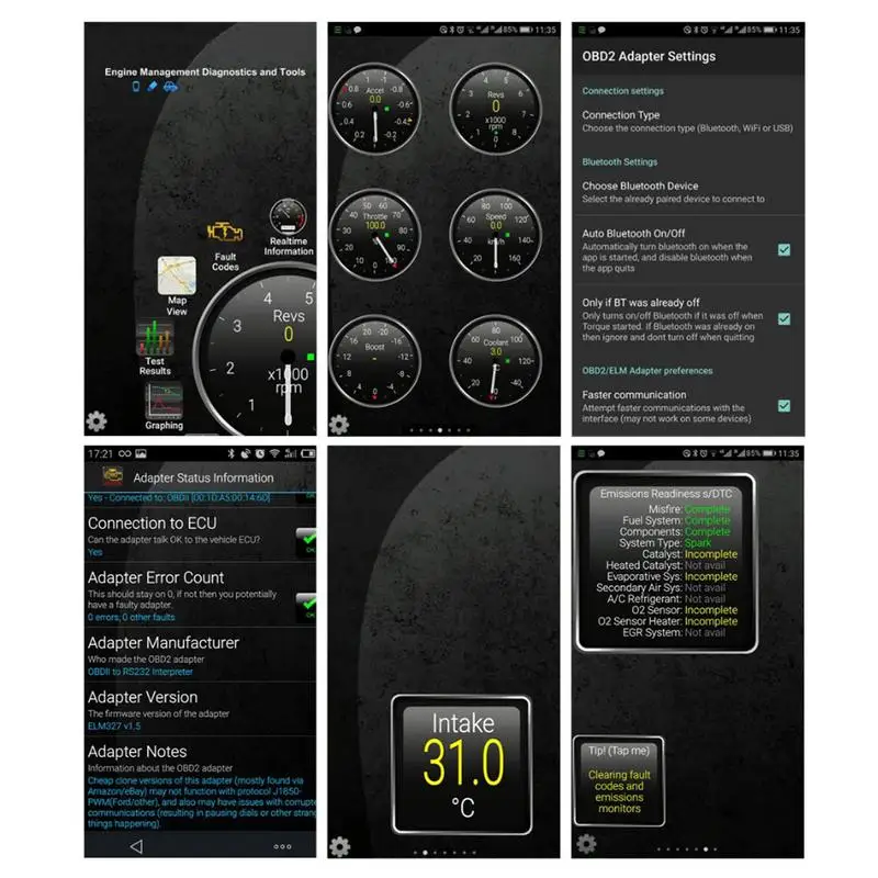 AUTOOL A1 OBD2 сканер V1.5 Bluetooth/WI FI OBD II Авто диагностический работает на Android лучше чем
