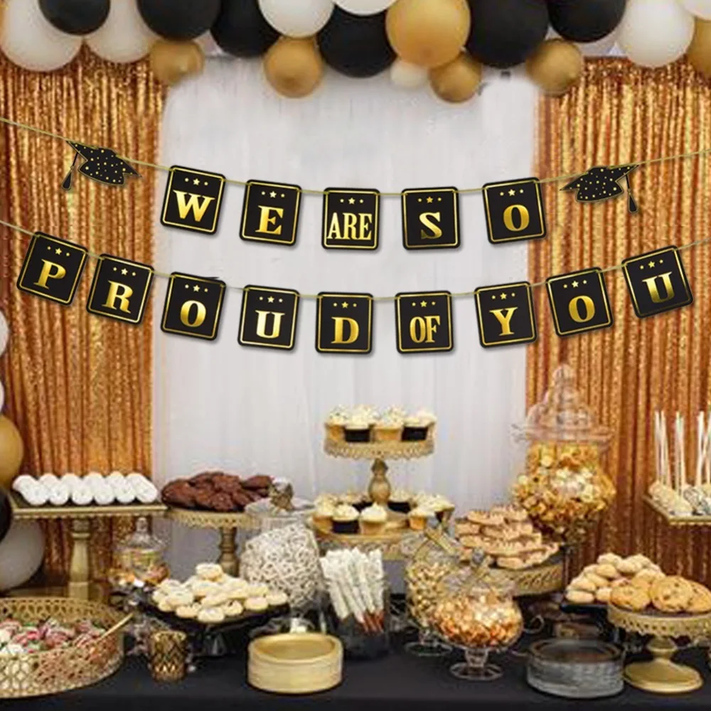 

Graduation Party Banner We are so proud of you I am done Congrats Grad Nurse Graduation Prom Decor Supplies for 2019