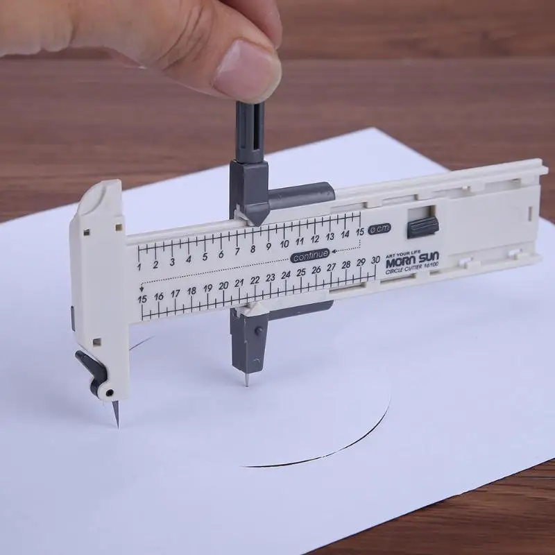Резак с компасом Круглый Круг Ножи термоусадочная пленка резки инструмент для лоскутного шитья круг компас самоклейка на окна Ножи резак