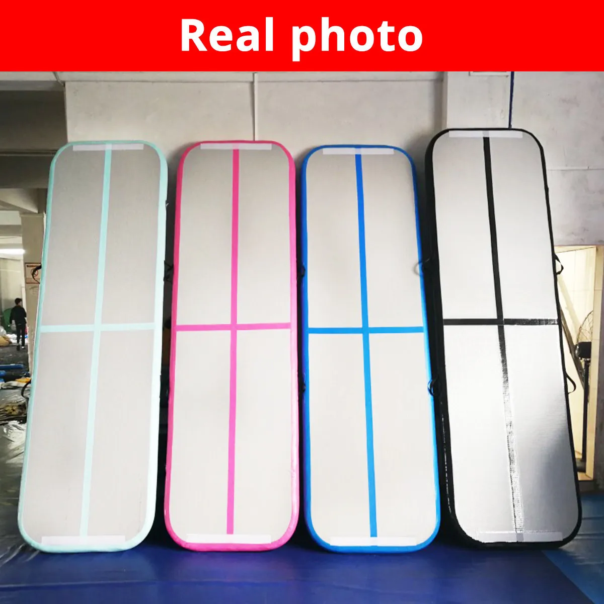 التمارين الرياضية قابلة للنفخ AirTrack تراجع الهواء المسار الطابق الترامبولين مضخة هواء كهربائية للاستخدام المنزلي/التدريب/التشجيع/الشاطئ