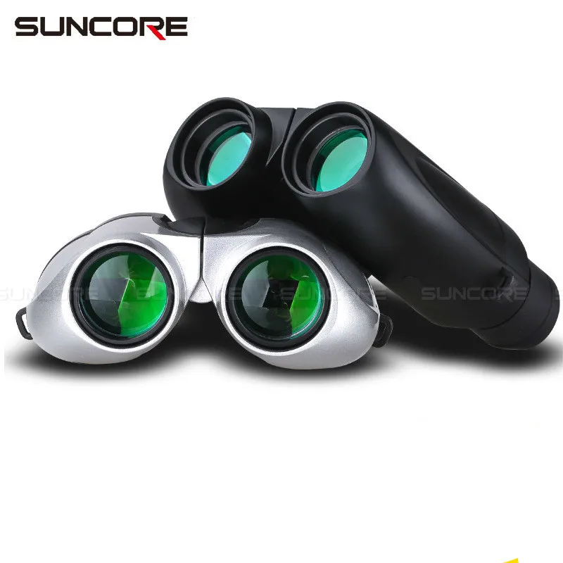 SUNCORE التكبير تلسكوب 10X25 مناظير مع انخفاض ضوء للرؤية الليلية في الهواء الطلق مراقبة الطيور سفر الصيد التخييم 1000 متر