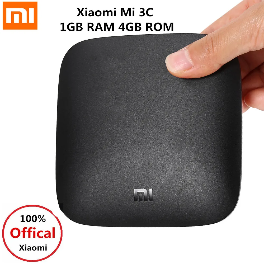 

Xiaomi Mi 3C TV Box 4K 64bit Media Player Quad Core Amlogic S905 4GB ROM Smart Android TV Box 5G WiFi Dolby DTS HDMI Set Top Box