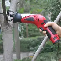 12V Tragbare Batterie Säbelsäge Cordless Elektrische Saber Sah Wiederaufladbare Power Hacksaw mit Holz Metall Schneiden Klinge Werkzeug
