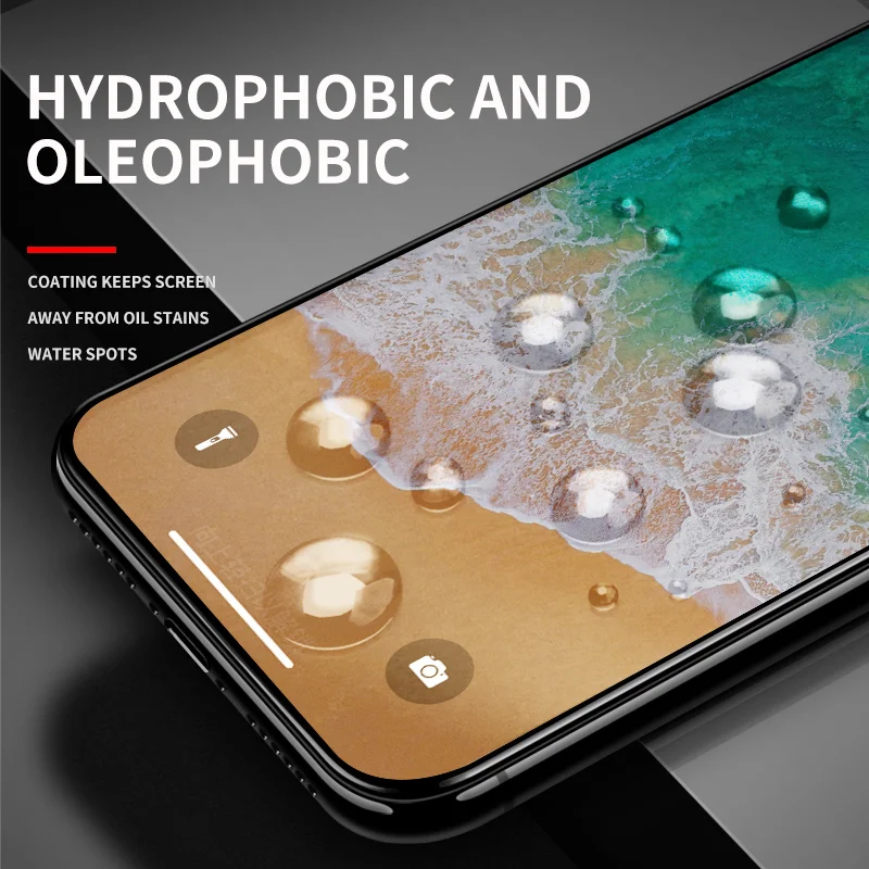 IHaitun роскошное 6D стекло для iPhone 11 Pro Max X XS MAX XR изогнутое Закаленное Защитная пленка