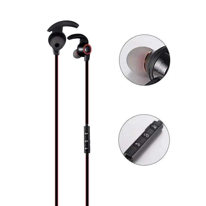 

In-Ear Earbud Behind Neck Bluetooth 4.1 Stereo Sports Bluetooth Handsfree Earphone For Computers Phone Game Consoles Pc Orange